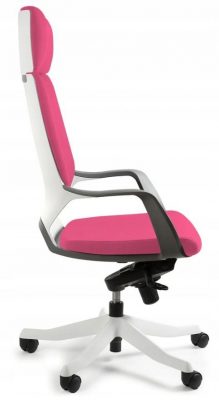 fotel biurowy gamingowy różowy apollo