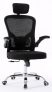 Czarny ergonomiczny fotel biurowy – Sefilo