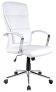 Obrotowy fotel biurowy Levan – biały